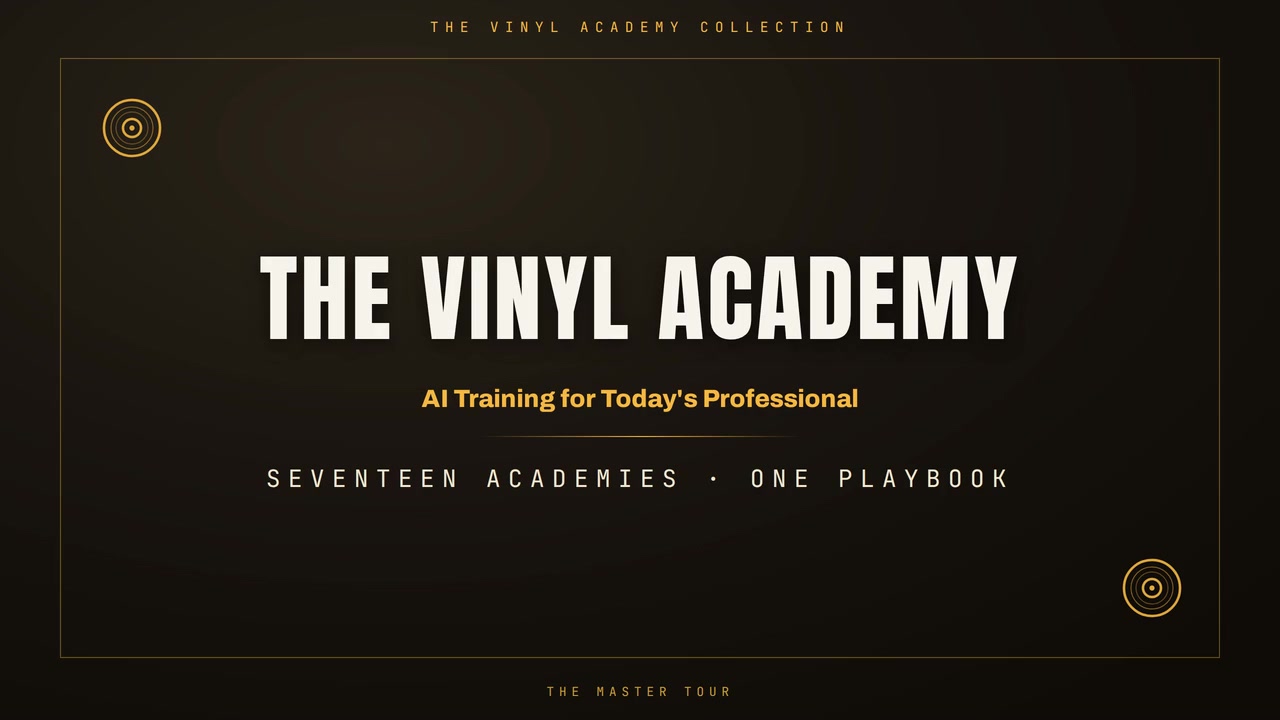 The Vinyl Academy 90-second tour